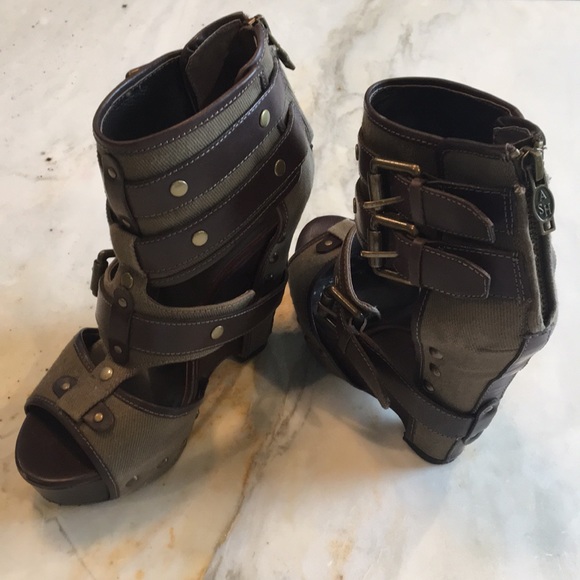 ASH wedge 6.5 sandals - Picture 1 of 7